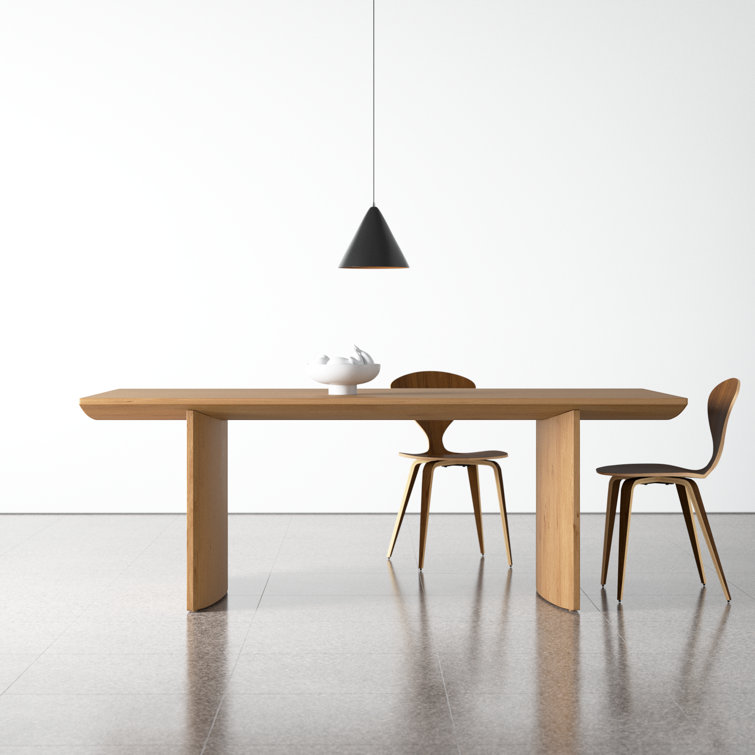 Statler Dining Table AllModern Size 40 W x 84 L